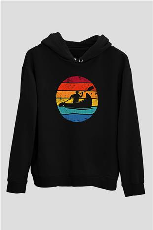 Kano Baskılı Unisex Siyah Hoodie