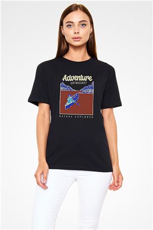 Kano Baskılı Unisex Siyah Tişört - Tshirt