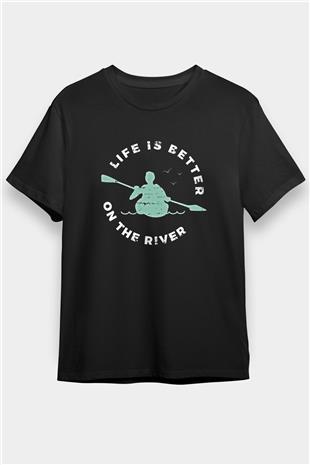 Kano Baskılı Unisex Siyah Tişört - Tshirt
