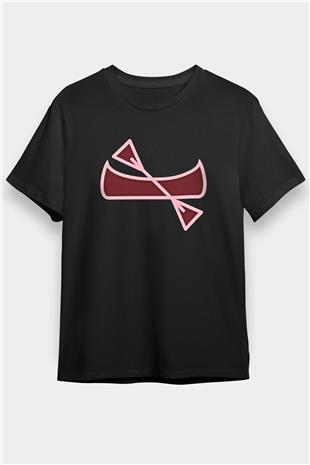 Kano Baskılı Unisex Siyah Tişört - Tshirt