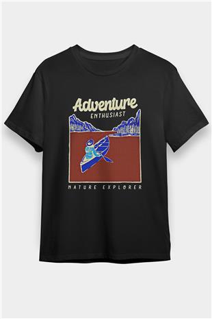 Kano Baskılı Unisex Siyah Tişört - Tshirt