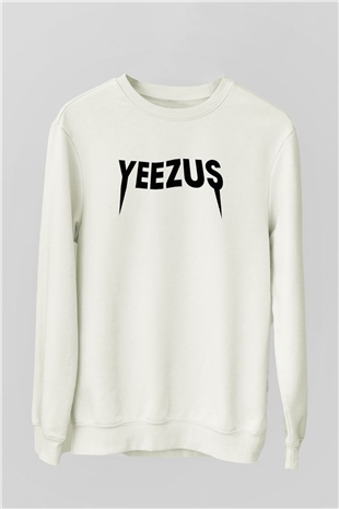 Kanye West Beyaz Unisex Sweatshirt