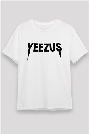 Kanye West Beyaz Unisex Tişört T-Shirt - TişörtFabrikası