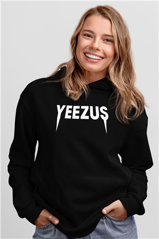 Kanye West Siyah Unisex Hoodie