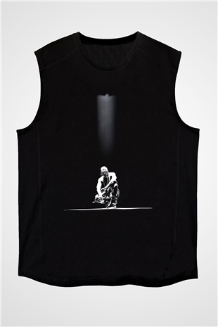 Kanye West Siyah Unisex Kolsuz Tişört