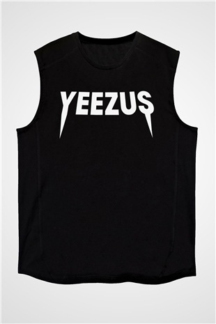 Kanye West Siyah Unisex Kolsuz Tişört