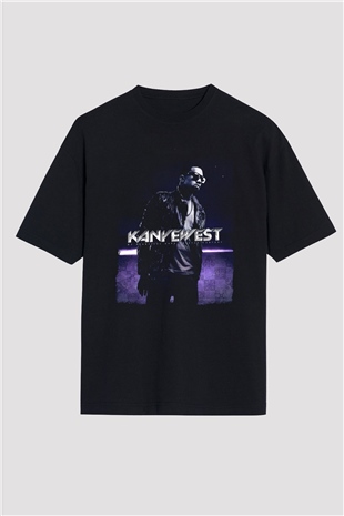 Kanye West Siyah Oversize Tişört Oversize T-shirt - TişörtFabrikası