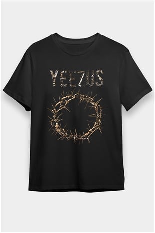 Kanye West Yeezus Siyah Unisex Tişört T-Shirt - TişörtFabrikası