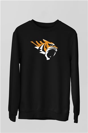 Kaplan Siyah Unisex Sweatshirt