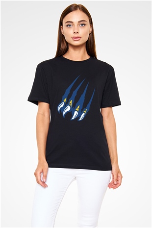 Kaplan Siyah Unisex Tişört T-Shirt - TişörtFabrikası