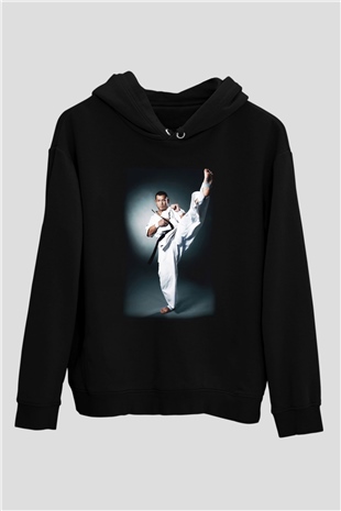 Karate Siyah Unisex Hoodie