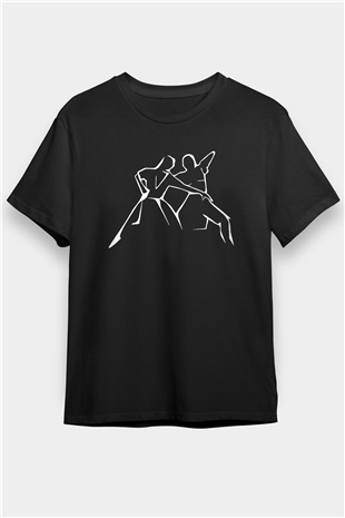 Karate Siyah Unisex Tişört T-Shirt - TişörtFabrikası