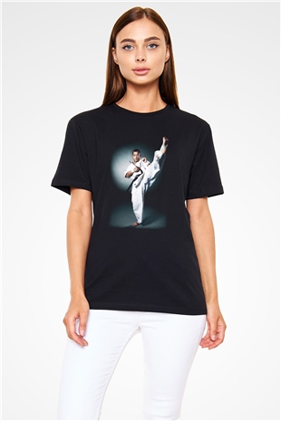 Karate Siyah Unisex Tişört T-Shirt - TişörtFabrikası