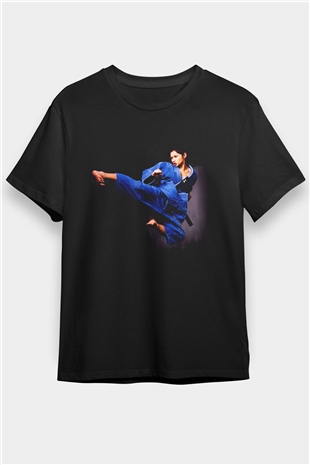Karate Siyah Unisex Tişört T-Shirt - TişörtFabrikası