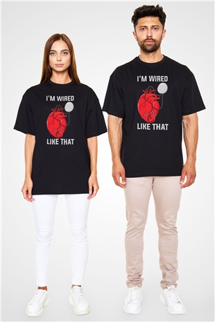 Kardiyolog Siyah Oversize Tişört Oversize T-shirt - TişörtFabrikası