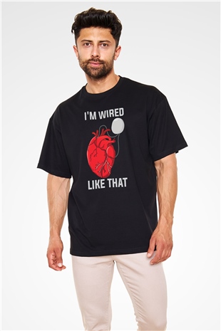 Kardiyolog Siyah Oversize Tişört Oversize T-shirt - TişörtFabrikası