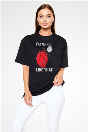 Kardiyolog Siyah Oversize Tişört Oversize T-shirt - TişörtFabrikası