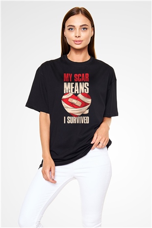 Kardiyolog Siyah Oversize Tişört Oversize T-shirt - TişörtFabrikası