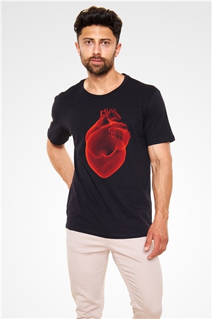 Kardiyolog Siyah Unisex Tişört T-Shirt - TişörtFabrikası