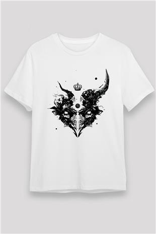 Karga Unisex Baskılı Beyaz Tişört - Tshirt