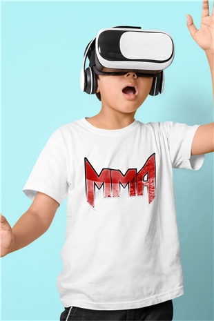 Karma dövüş sanatları Beyaz Unisex Çocuk Tişört