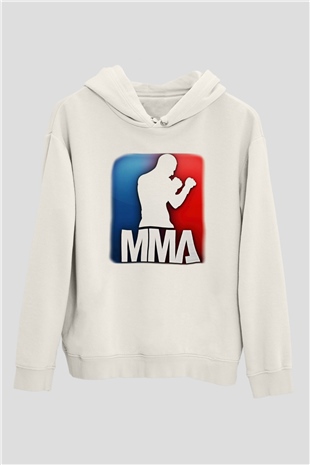 Karma dövüş sanatları Beyaz Unisex Hoodie