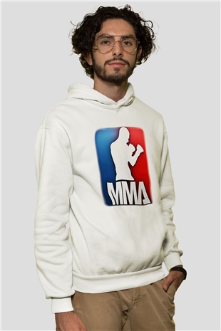 Karma dövüş sanatları Beyaz Unisex Hoodie