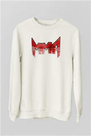Karma dövüş sanatları Beyaz Unisex Sweatshirt