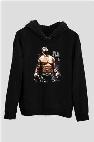 Karma dövüş sanatları Siyah Unisex Hoodie
