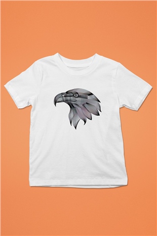 Kartal Beyaz Unisex Çocuk Tişört