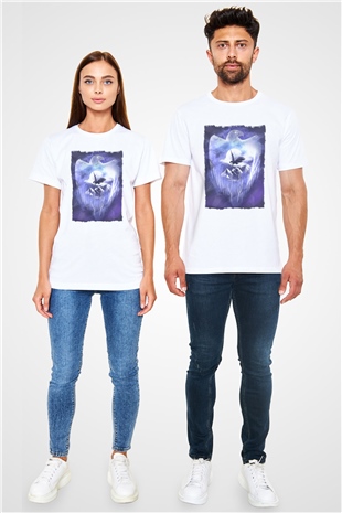 Kartal Beyaz Unisex Tişört T-Shirt - TişörtFabrikası