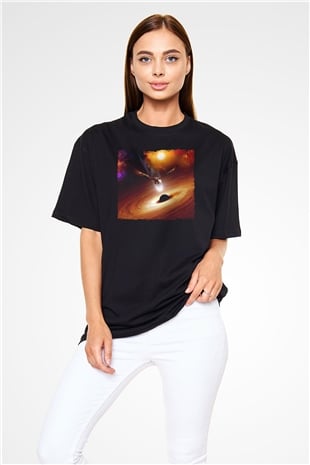 Kartal Siyah Oversize Tişört Oversize T-shirt - TişörtFabrikası