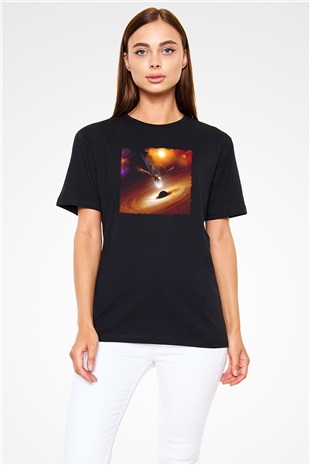 Kartal Siyah Unisex Tişört T-Shirt - TişörtFabrikası
