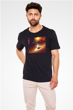 Kartal Siyah Unisex Tişört T-Shirt - TişörtFabrikası