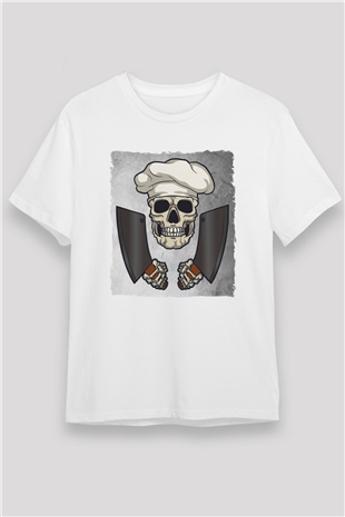 Kasap Beyaz Unisex Tişört T-Shirt - TişörtFabrikası