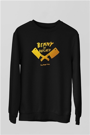 Kasap Siyah Unisex Sweatshirt