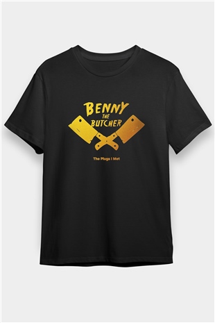 Kasap Siyah Unisex Tişört T-Shirt - TişörtFabrikası