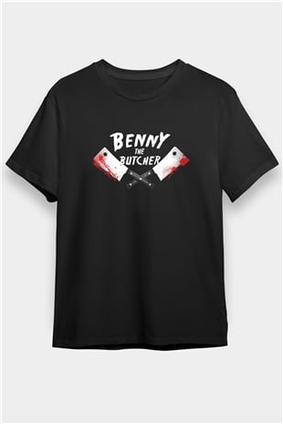 Kasap Siyah Unisex Tişört T-Shirt - TişörtFabrikası