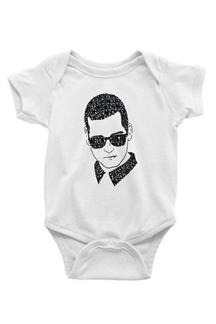 Kaskade Beyaz Bebek Body - Zıbın