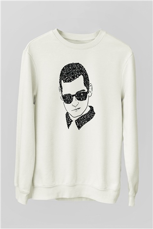 Kaskade Beyaz Unisex Sweatshirt