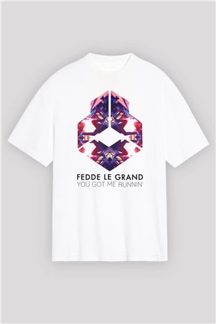 Kaskade Beyaz Oversize Tişört Oversize T-shirt - TişörtFabrikası