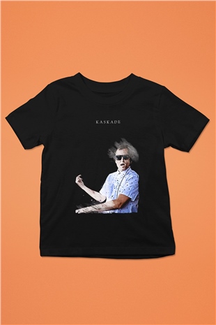Kaskade Siyah Unisex Çocuk Tişört