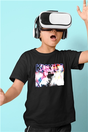 Kaskade Siyah Unisex Çocuk Tişört