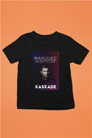 Kaskade Siyah Unisex Çocuk Tişört