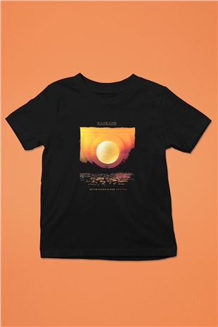 Kaskade Siyah Unisex Çocuk Tişört