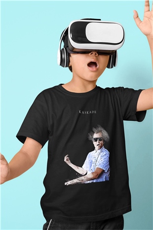Kaskade Siyah Unisex Çocuk Tişört