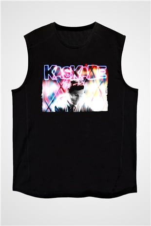 Kaskade Siyah Unisex Kolsuz Tişört