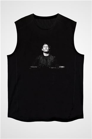 Kaskade Siyah Unisex Kolsuz Tişört