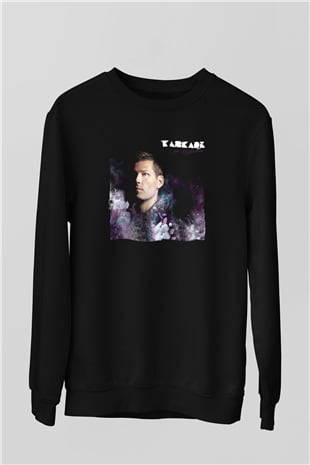 Kaskade Siyah Unisex Sweatshirt
