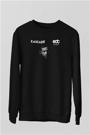 Kaskade Siyah Unisex Sweatshirt